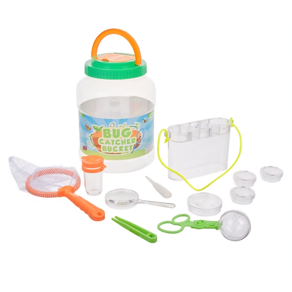 NEW Bug Catcher Bucket Kit Insect Catch Release Exploration Viewing Set STEM Toy
